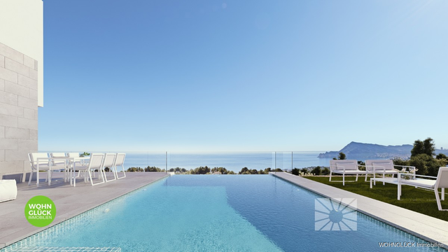 Traumhafte Meerblickvilla in Altea - voll möbliert