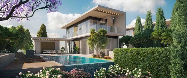 Neubau-Traumvilla: Infinity-Pool, Panoramablick & italienisches Design - Pegeia