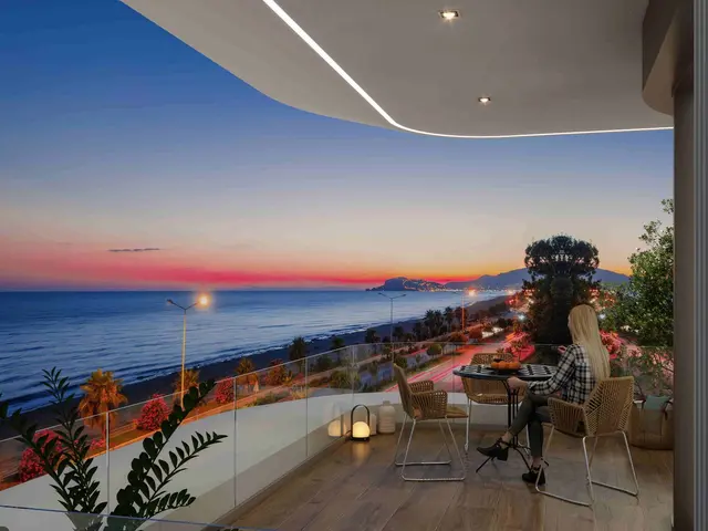 Moderne Wohnungen direkt am Meer in Alanya Kestel - Ruhige und sichere Wohnbereiche in Antalya