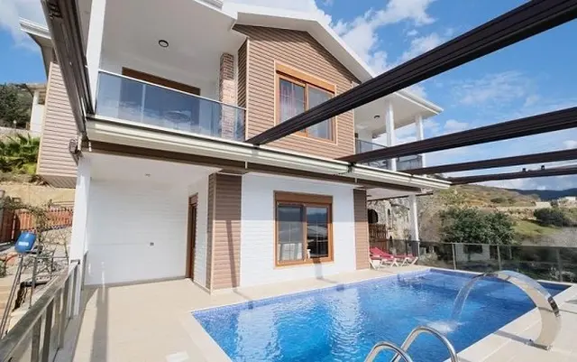Türkei, Alanya. Ruhig gelegene Villa, privats Grundstückund Pool,  612