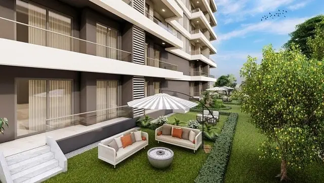 Türkei, Alanya. 2 Zi. Wohnung mit Garten. Neubau, Erstbezug. 700