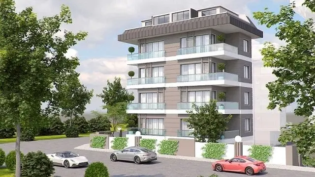 Türkei, Alanya, Kestel.3 Zi. Duplex Wohnung, Nur 100 m zum Strand. 709