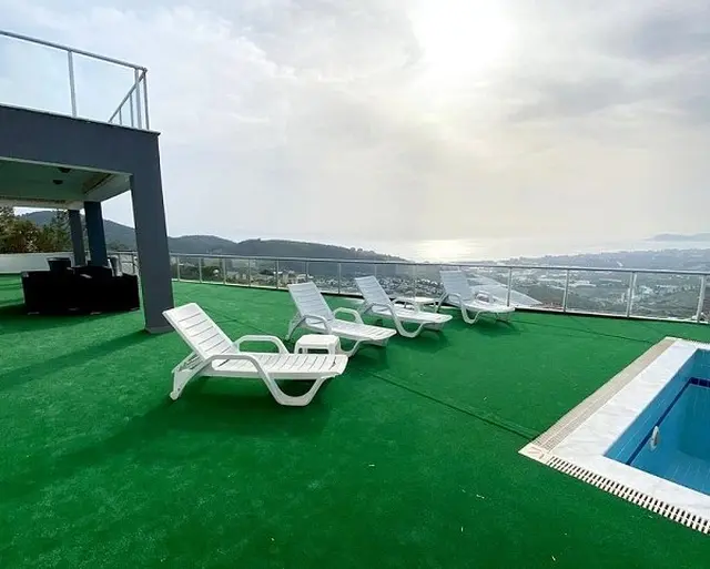 736 Türkei, Alanya,  7 Zi. Luxus Villa mit Meerblick.