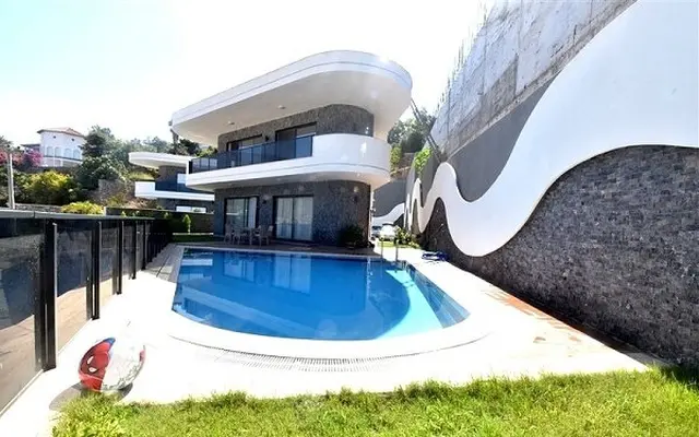 Türkei, Alanya. Elegante 4 Zi. Villa mit Meerblick. 821