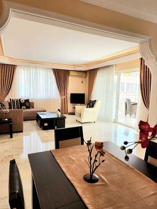 Türkei, Alanya, Möblierte 3 Zimmer Wohnung. Nur 150 m zum Strand.923