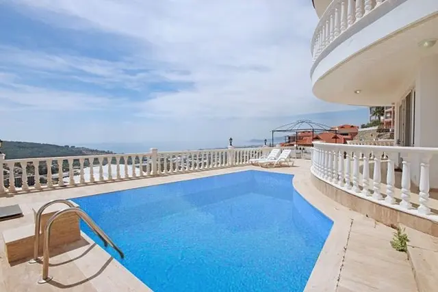 Türkei, Alanya. Möbl. 5 Zi. Villa, Garage, Pool, Meerblick. 941