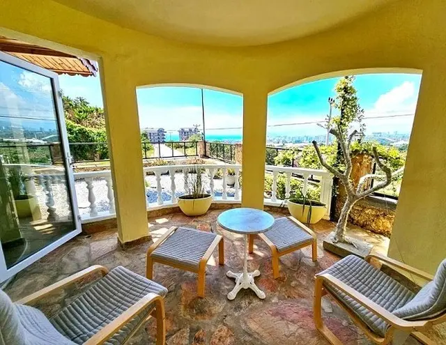 Türkei, Alanya. Möbl.4 Zi. Villa mit Meerblick. 1015