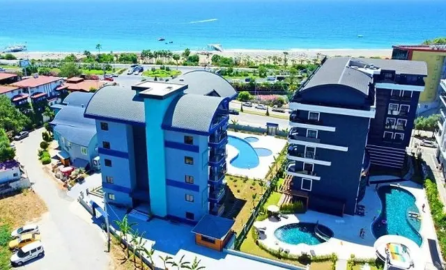1017 Türkei , Alanya. 2 Zi., Meerblick, Pool, Sauna, Neubau,