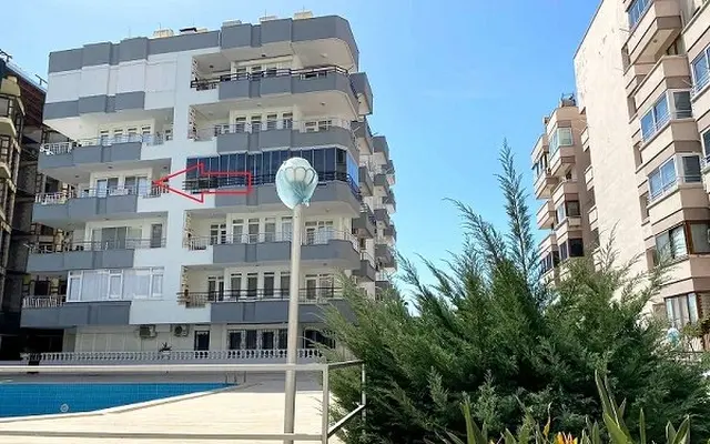 1075 - 3 Zimmer Wohnung in Alanya Mahmutlar mit  Pool