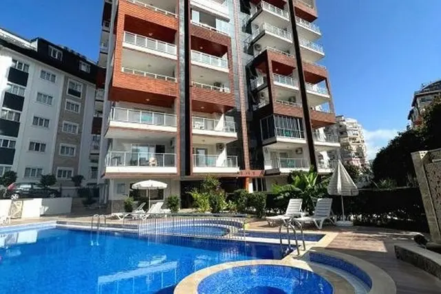 1096 Traumhafte 3 Zi.  Wohnung Mit Meerblick in Aanya  Mahmutlar,