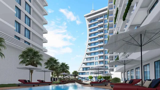 1+1 Wohnung zum Verkauf in Alanya Mahmutlar | 58 m² | Luxuswohnanlage