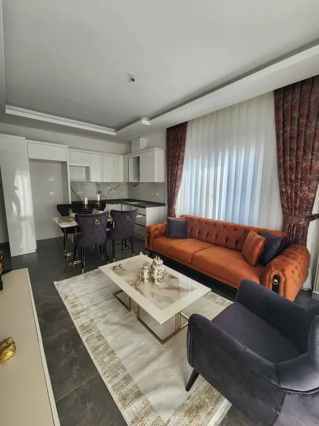 1+1 Wohnung zum Verkauf in Alanya Oba | 54 m² | Möbliert
