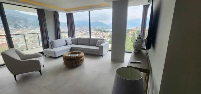 1+1 Wohnung zum Verkauf in Alanya Kale | 75 m² | Meerblick
