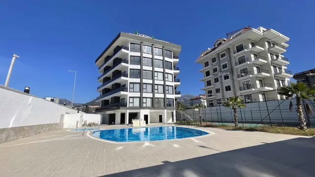 1+1 Wohnung zum Verkauf in Alanya Kestel | 52 m² | Luxus Wohnanlage | 170 m zum Meer
