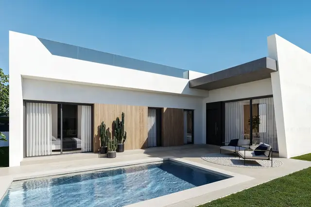 PROVISIONSFREI! Moderne Design-Villen mit Solarium und Garten in San Miguel de Salinas - Alicante