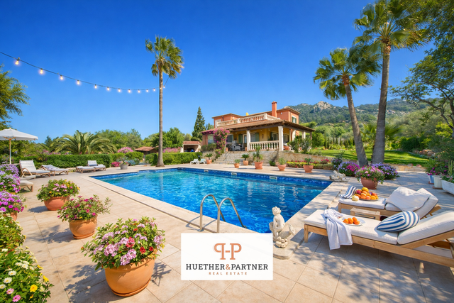 LEGALE Luxus-Finca nahe Palma de Mallorca mit Pool, Panoramablick & Privatsphäre auf Mallorca