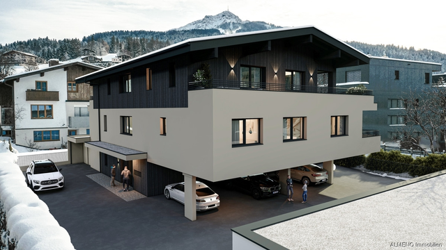 Exclusives Alpen-Penthouse : Luxuriöses Hideaway über den Dächern von St. Johann in Tirol