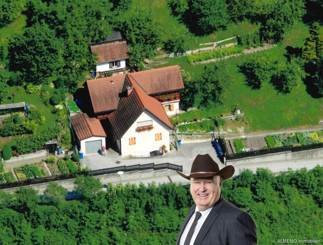 Hanggrundstück mit Altbestand nahe der Bahnlinie aber günstig