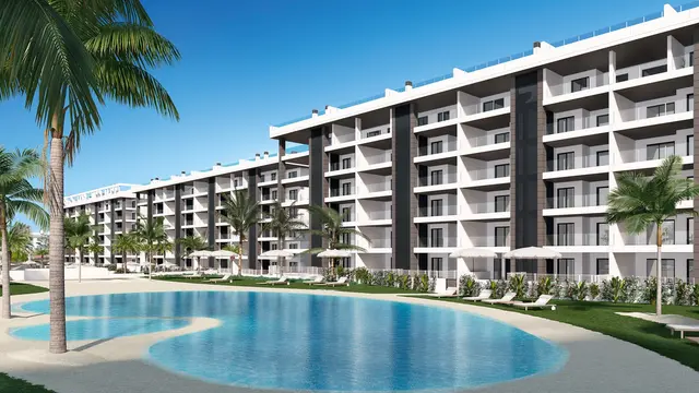 EDEN BEACH | Exklusive Neubauwohnungen mit großzügigen Terrassen und Resortpools nahe La Mata Beach