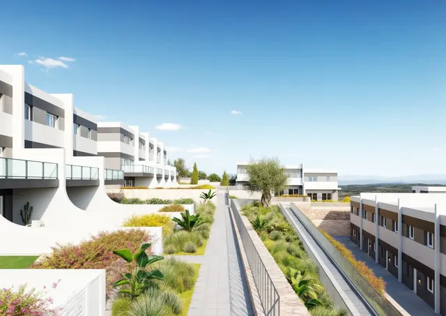 NATURE | Exklusive Neubau-Reihenhäuser mit Privatgarten, Panoramaterrassen und Pool nahe Benidorm